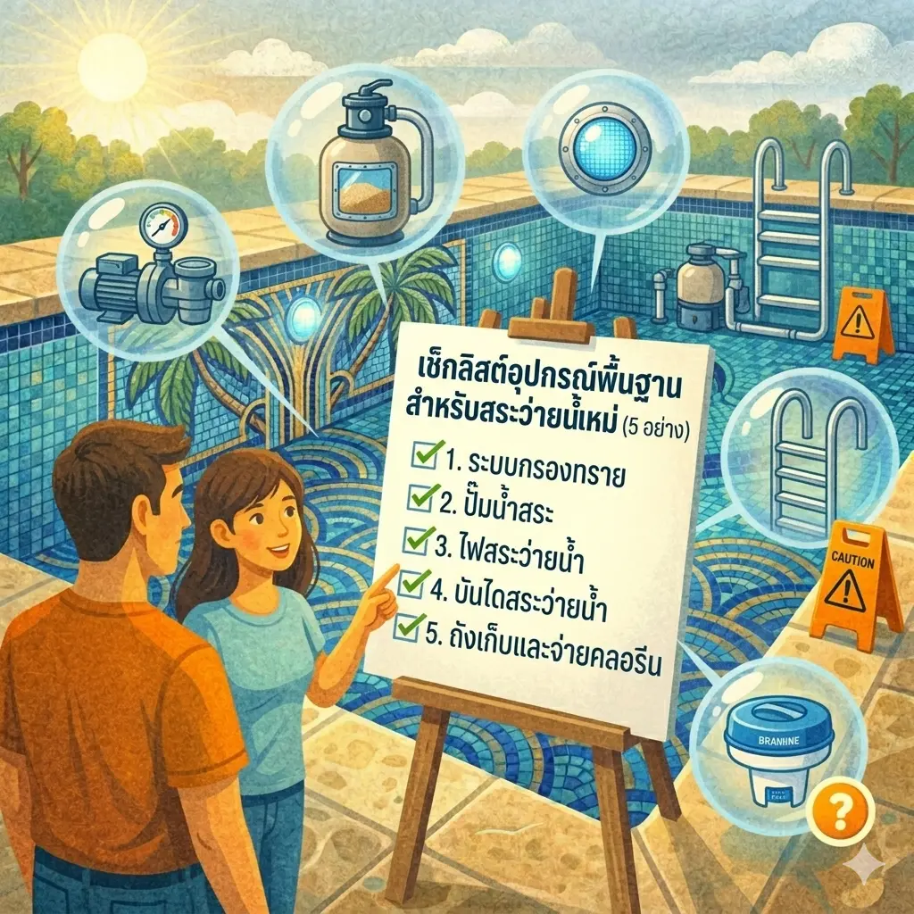 อุปกรณ์สระว่ายน้ำ