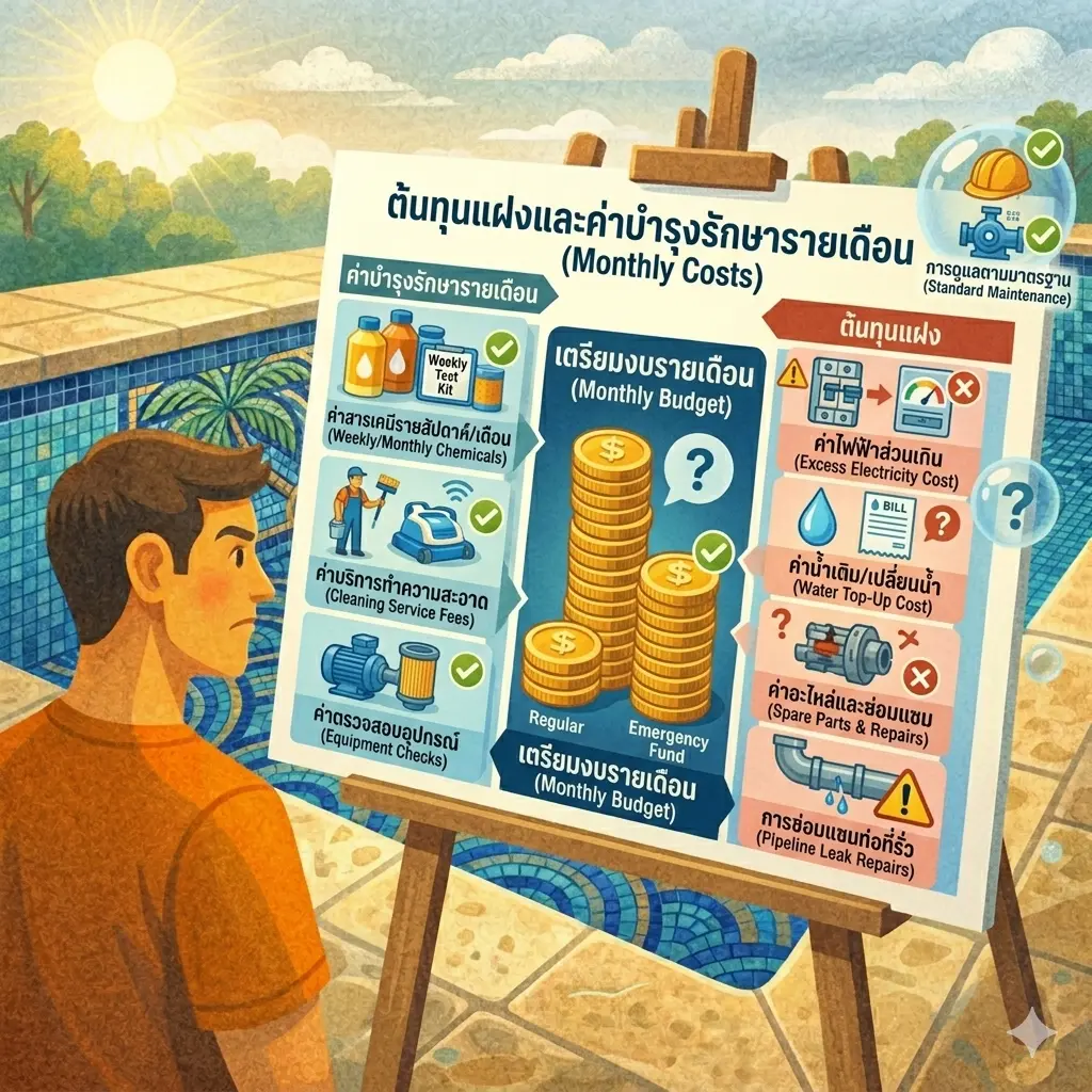 ต้นทุนแฝงและค่าบำรุงรักษารายเดือนที่เจ้าของบ้านต้องเตรียมไว้