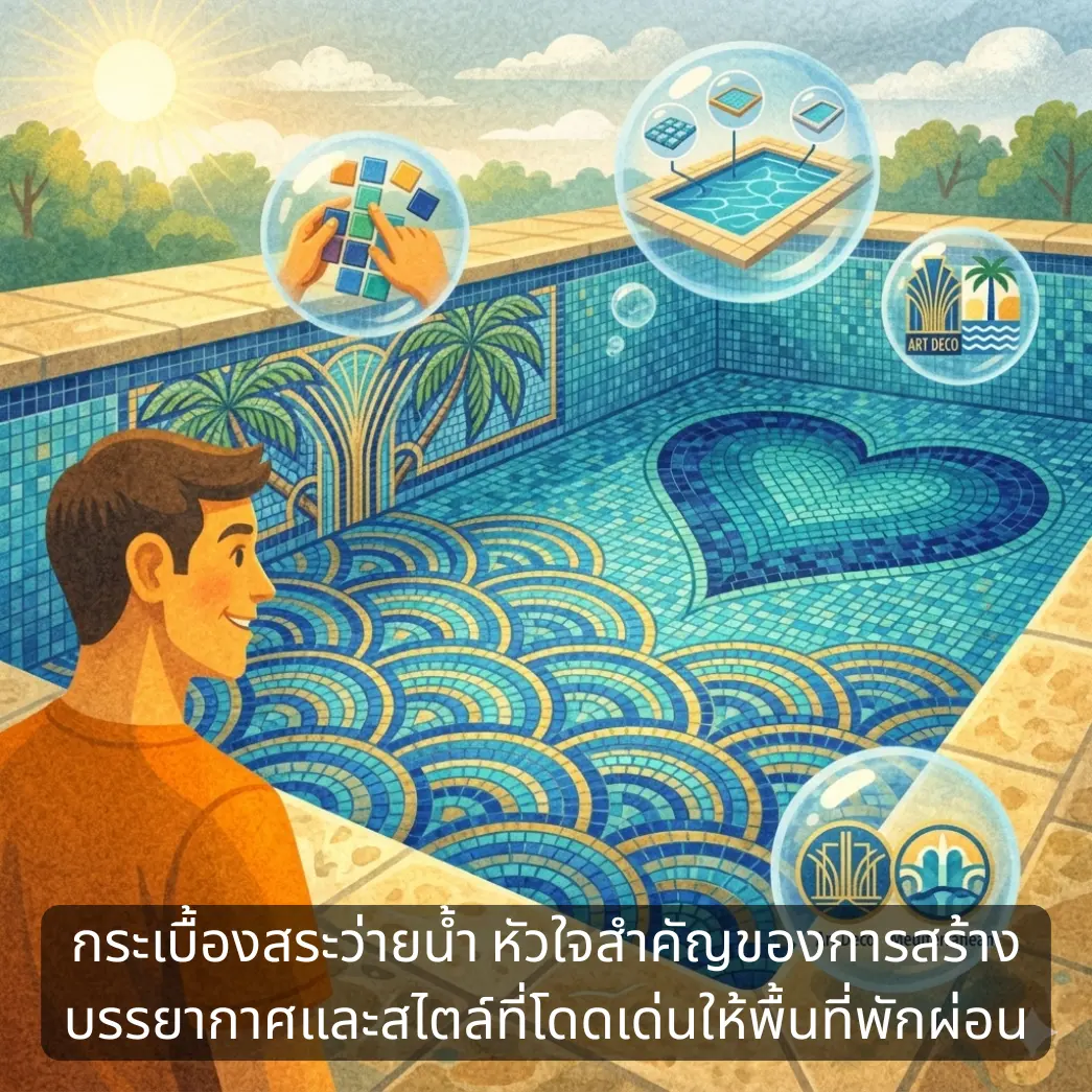 กระเบื้องสระว่ายน้ำ